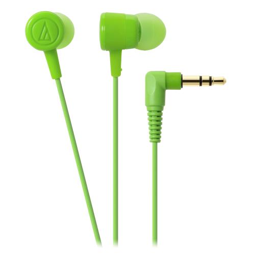 オーディオテクニカ カナル型イヤホン グリーン ATH-CKL220 GR