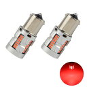 Catland S25 シングル LED ブレーキランプ 赤 テールランプ レッド 1156 BA15S P21W ピン角180度 LEDバルブ 電球 12V ブレーキ ライト ランプ 車 ストップランプ 2016SMD 66連 2個セット