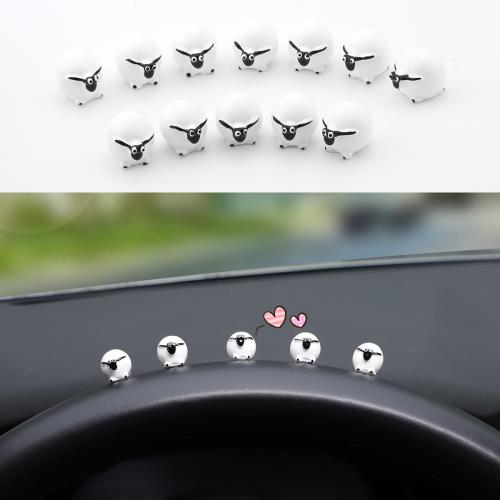 Catland 車 飾り 可愛い ひつじのショーン カーアクセサリー 装飾 車内 白 インテリア ルームミラー バックミラー 車飾り 羊 ダッシュボード 車用品...