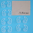 A-Focus iPhone/iPod イヤホン専用 イヤーチップ Apple Earphone EarPod 対応 イヤホンジェル/イヤホン・カバー/Ear Bud スポーツ型 超軽 超薄 快適 アップ全シリーズ・イヤホン(iPhoneSE/6S/6/5S/5C、iPod Touch6/5/4 Nano7 等全てのApple機種EarPod)に適用 (ホ