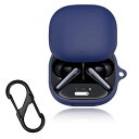 For Anker Soundcore Liberty 4 Pro ケース 全面保護カバー Greerass シリコンケース キズ防止 耐衝撃 充電対応 紛失防止 防水 防塵 着脱簡単 シリコン製 落下防止 柔らかい 軽量 收納ケース Anker Soundcore Liberty 4 Pro 用 保護カバー (ブルー)