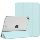iPad 第10世代 ケース 2022用 MoKo iPad 10 2022 10.9型(モデル番号:A2696/A2757/A2777)保護カバー 手帳型 スタンドケース オートスリープ対応 高級PUレザー外装 PC製シェルケース マイクロファイバー裏地 軽量 薄型 傷つき/汚れ防止 SkyBlue