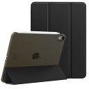 MoKo iPad Air 11インチ ケース(2024) / iPad Air5/4 10.9インチ ケース 11インチiPad Air(M2) iPad Air第5/4世代 10.9 カバー 半透明 オートスリープ ApplePencilPro/第2世代ペアリング充電対応 三折りスタンド PUレザー 裏地マイクロファイバー スマートケース ブラック(2)