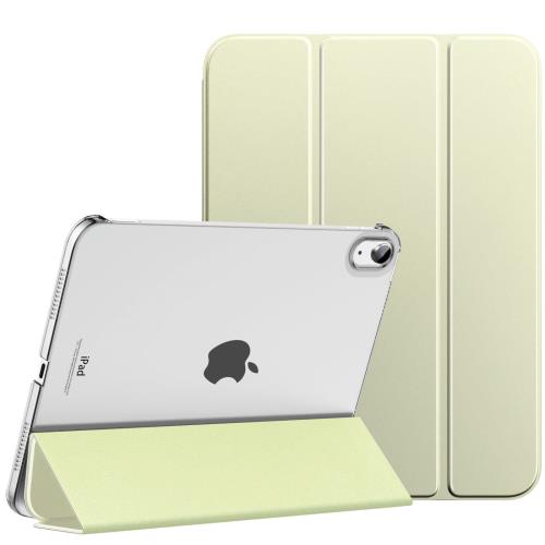 iPad 第10世代 ケース 2022用 MoKo iPad 10 2022 10.9型（モデル番号：A2696/A2757/A2777）保護カバー 手帳型 スタンドケース オートスリープ対応 高級PUレザー外装 PC製シェルケース マイクロファイバー裏地 軽量 薄型 傷つき/汚れ防止 ipad 10世代 ケース ChampagneGold