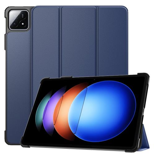 MoKo Xiaomi Pad 6s Pro 12.4 ケース シャオミパッド 6s Pro 12.4インチ 2024 用保護ケース 手帳型保護カバー スタンドケース オートスリープ対応 PC+PU製 軽量 汚れ防止/耐衝撃 Blue