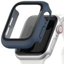 Sinjimoru アップルウォッチ用フルカバーケース、 Applewatch Ultra/SE2/8/7/6/5/4/SE 40・41・44・45・49 対応 強化ガラス ケース 一体型 液晶全面保護 ワイヤレス充(2)