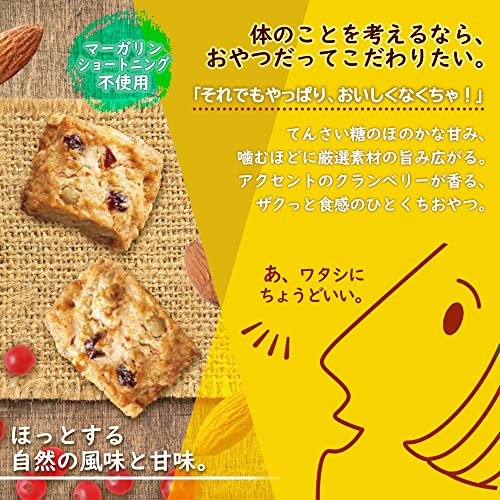 森永製菓 マクロビ派ビスケット アーモンドとクランベリー 100g×5個