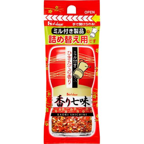 ハウス 香り七味詰め替え用 14g×5個