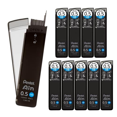 ぺんてる シャープ芯 ぺんてるアイン 0.5mm HB 10個 C285-HB
