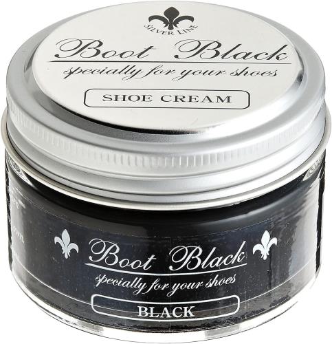 [コロンブス] 靴クリーム ブートブラックシルバーラインシュークリーム ブラック 55g