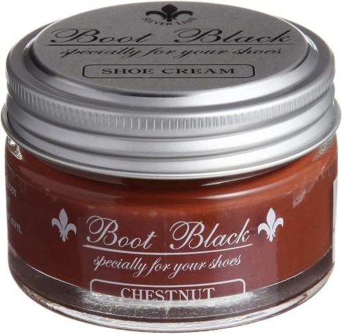 [コロンブス] 靴クリーム ブートブラックシルバーラインシュークリーム チェスナット