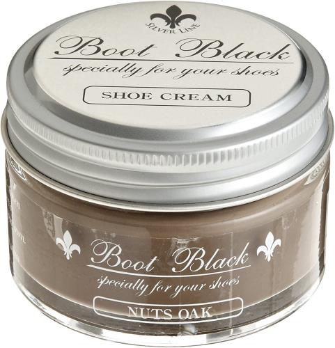 [コロンブス] 靴クリーム ブートブラックシルバーラインシュークリーム ナッツオーク 55g