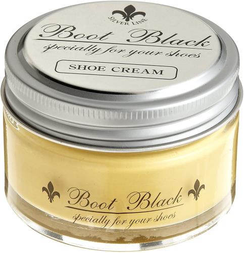 [コロンブス] 靴クリーム ブートブラックシルバーラインシュークリーム イエロー 55g