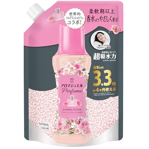 レノア ハピネス アロマジュエル 香り付け専用ビーズ ブルーミングブロッサム 詰め替え 1,410mL [大容量]