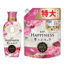 まとめ買い レノア ハピネス 夢ふわタッチ 柔軟剤 アンティークローズ 本体 450mL+詰め替え 720mL