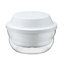 HARIO(ハリオ) ガラスのレンジ蒸し器 満水容量1200ml レンジで簡単調理 ホワイト 日本製 電子レンジ おかず クリームスープ 手作り XMK-120-W