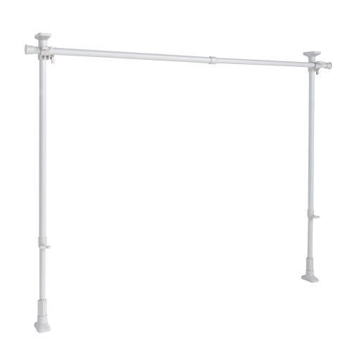 HEIAN SHINDO つっぱりハンガーラック 押入れ収納 縦横伸縮 ホワイト 幅70~120cm 高さ75~120cm TCH-60 ..