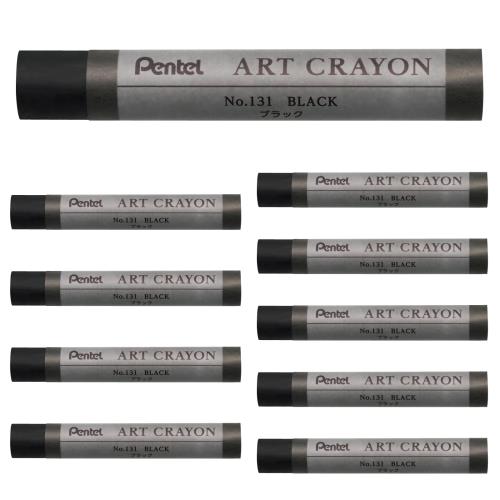 ぺんてる クレヨン アートクレヨン ブラック PTACT131