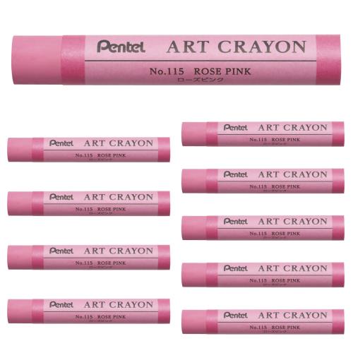 ぺんてる クレヨン アートクレヨン ローズピンク PTACT115