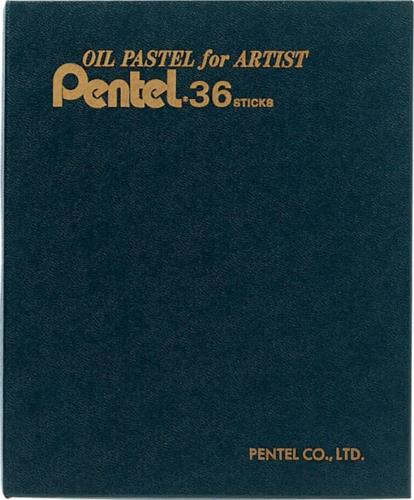 ぺんてる オイルパステル 専門家用パス PTA-36D 36色