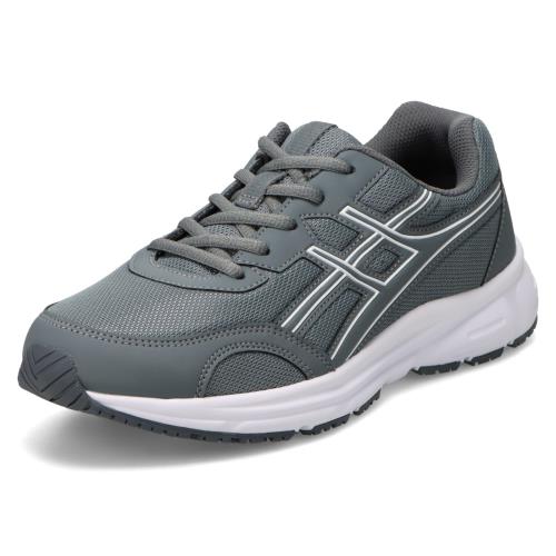 [アキレス] ランニングシューズ スニーカー 幅広 軽量 メンズ 4E レディース 3E LJM 9080 9120 グレー 23.5 cm