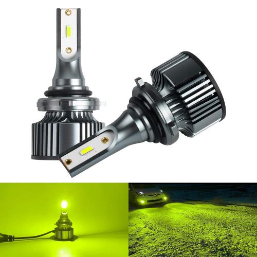 Catland LEDフォグランプ HB4 9006 レモンイエロー 黄緑 フォグ バルブ ライムイエロー 車用 LED イエ..