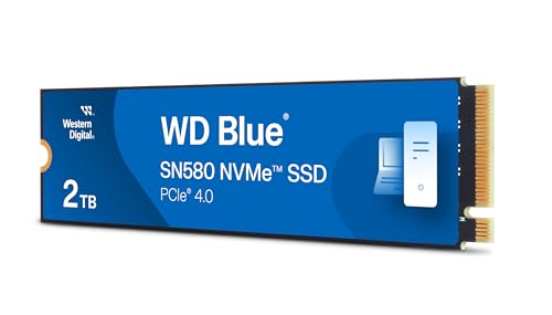 Western Digital ウエスタンデジタル 内蔵SSD 2TB WD Blue SN580 (読取り最大 4,150MB/秒) M.2-2280 NVMe WDS200T3B0E-EC 国内