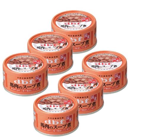 デビフ ドッグフード 馬肉のスープ煮 65グラム (x 6) (まとめ買い) マルチカラー
