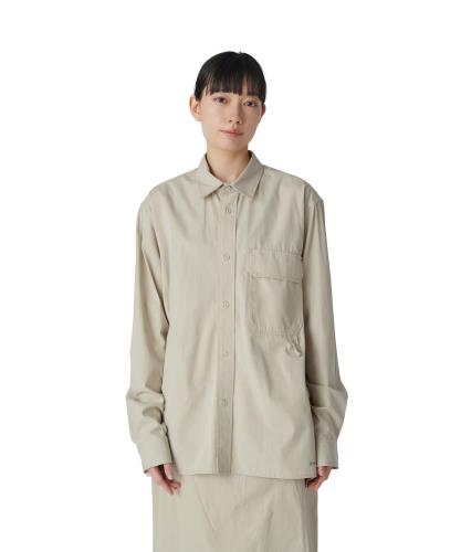 楽天Fleume[スノーピーク] シャツTAKIBI Light Ripstop Shirt size XL IVORY SH-25SU101フェス キャンプ アウトドア
