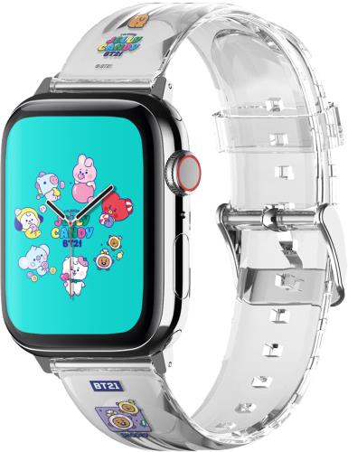 [elago] Apple Watch 7 41mm 40mm 38mm 各種 対応 バンド クリア ...