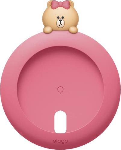 elago MagSafe 充電器 用 パッド ラインフレンズ ライセンス グッズ 卓上 粘着 貼り ...