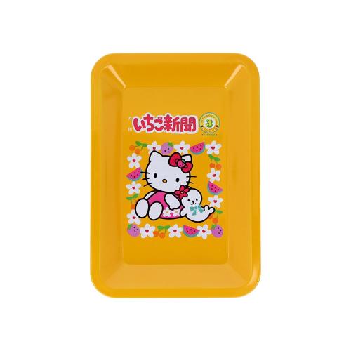 サンスター文具(Sun-Star Stationery) いちご新聞 サンリオキャラクターズ グッズ ペントレー ブリキ素材 オレンジ S2404370