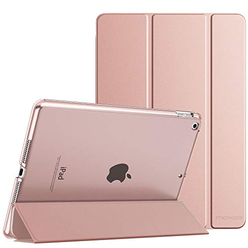 MoKo iPad 9 ケース 2021 iPad 10.2 ケース 第9/8/7世代(2021/2020/2019) 半透明 オートスリープ機能 ..