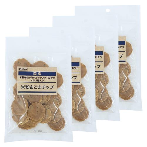 ペットプロ 国産おやつ 米粉＆ごまチップ 180g(45g×4個入)