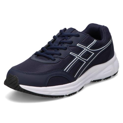 [アキレス] ランニングシューズ スニーカー 幅広 軽量 メンズ 4E レディース 3E LJM 9080 9120 ネイビー 29.0 cm