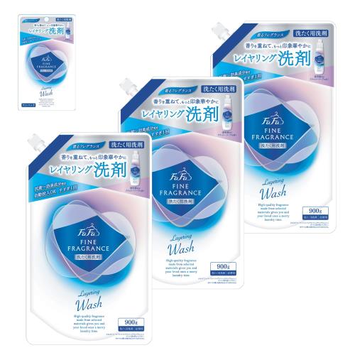 ファーファ 洗濯用 液体 洗剤 ファイン フレグランス レイヤリング ウォッシュ クラッシー ソープ の香..