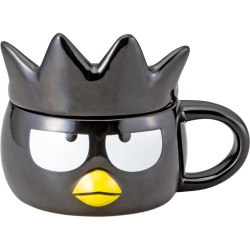 サンリオ (sanrio) 「 バッドばつ丸 」 立体 蓋付き マグカップ 約300ml 約12×12cm 食器 グッズ 雑貨 ふた付き マグ 誕生日プレゼント san4555