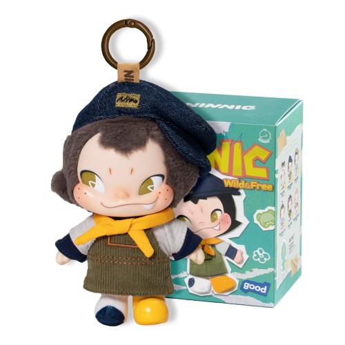52TOYS BLINDBOX NINNIC WILDFREEシリーズ ビニールフェイスぬいぐるみ ブラインドボックス フィギュア ガチャガチャ おもちゃ コレクション 塗装済み コレクター・誕生日・クリスマスのギフトに最適 13cm (一個入り)