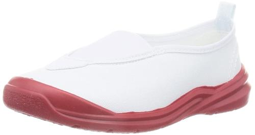 [アキレス] 上履き バレー 撥水 日本製 三角甲 14cm~30cm 0.5有 2E キッズ 男の子 女の子 うわばき+ レッド 21.5 cm