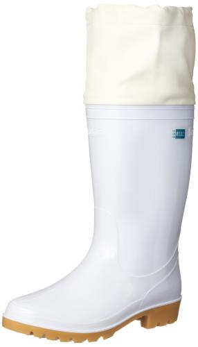 [アキレス] 男女兼用作業用ゴム長靴 ワークマスター OSM 655 ホワイト 24 cm 2E