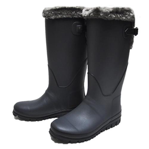 [アキレス] スノーブーツ 長靴 防寒 軽量 ガラス繊維入りラバー レディース モントレ FBW 1780 チャコール