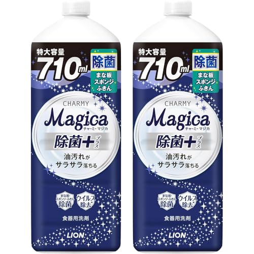 まとめ買い 大容量 チャーミーマジカ 食器用洗剤 除菌プラス 詰替大型 710ml×2個 まとめ買い 大容量 チャーミーマジカ 食器用洗剤 除菌プラス 詰替大型 710ml×2個