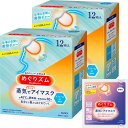 めぐりズム 蒸気でホットアイマスク メントールin 12枚入×2個セット(24個)+おまけ付き