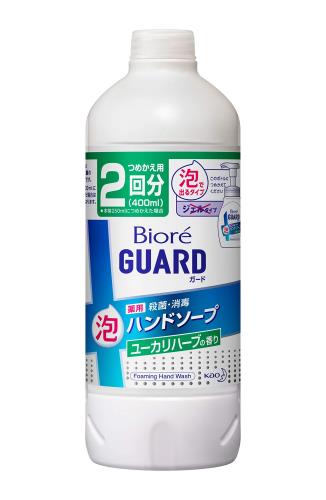 ビオレガード薬用泡ハンドソープ ユーカリハーブの香り つめかえ用 400ml