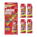 味の素 アミノバイタル アミノ パーフェクトエネルギー グレープフルーツ味 アミノ酸 2500mg アラニン プロリン 栄養ゼリー 携帯性 45グラム (x 4)