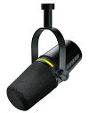 SHURE シュア MV7+ ポッドキャストマイクロホン ブラック MV7+-K : OBS 認証 ダイナミックマイク カーディオイド 単一指向性 USB-C ...