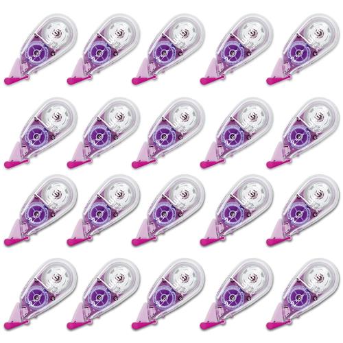 プラス 修正テープ ホワイパープチ 2.5mm WH-812 パープル 20個 49-250×20