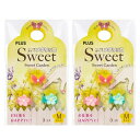 プラス 紙めくり 指サック メクリッコ Sweet ガーデン 3個入 Mサイズ ×2セット