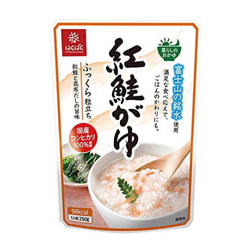 はくばく おかゆ 紅鮭がゆ 250g×8袋