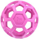 JW Pet Company 犬用おもちゃ ホーリーローラーボール Sサイズ ピンク